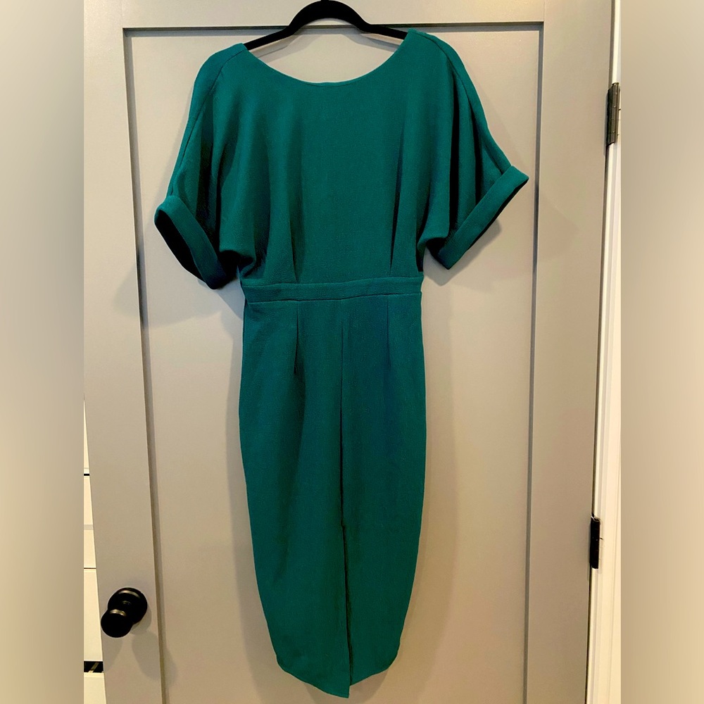 ASOS green midi dress NWT